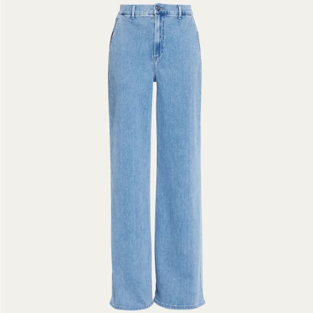 Le Jean Jude Ankle Trouser Sky Blue Women's Straight Leg Jeans